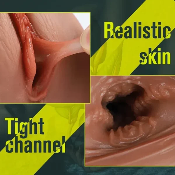 3D Channel Textured Cheap Pocket Pussy - Image 2
