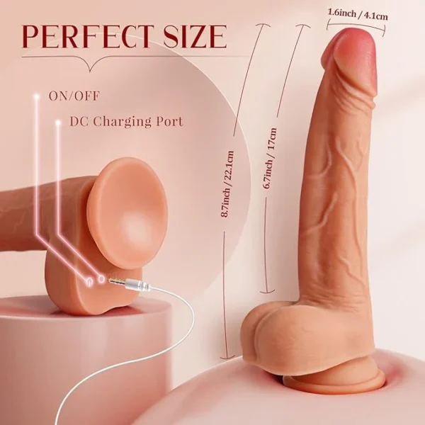 Thrusting Dildo Sex Toys Dildos | Adult Sex Toy Realistic Vibrator - Image 3