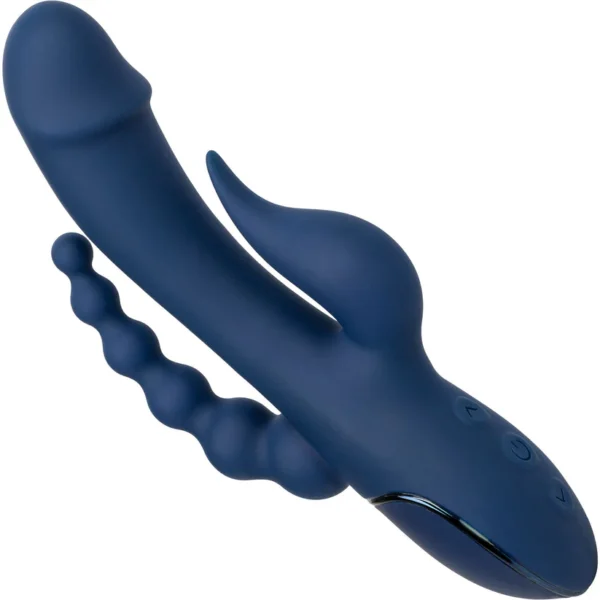 III Triple Orgasm Silicone Rechargeable Triple Stimulation Vibrator - Image 3