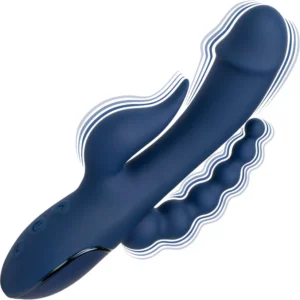 III Triple Orgasm Silicone Rechargeable Triple Stimulation Vibrator