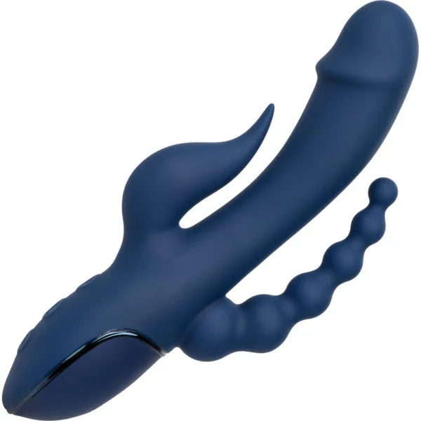 III Triple Orgasm Silicone Rechargeable Triple Stimulation Vibrator - Image 4