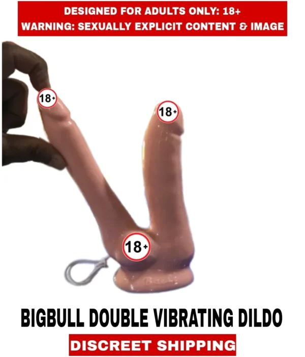 Big Bull Double Penetration Dildo With Vibrator 6 - Image 2