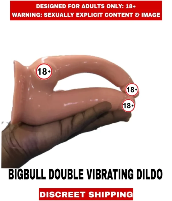 Big Bull Double Penetration Dildo With Vibrator 6 - Image 4